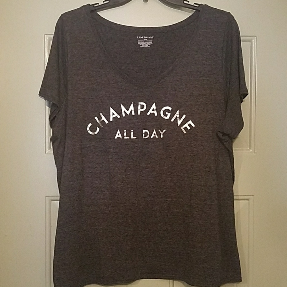 champagne all day tee